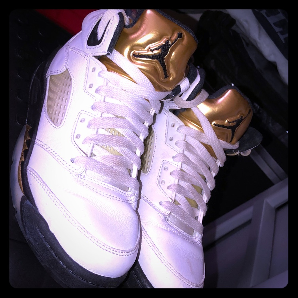 REAL JORDAN OLYMPIC GOLD 5s